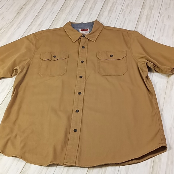 Wrangler Flex for Comfort Button Up Shirt Men's Size L - Picture 2 of 12